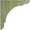 Ekena Millwork 1 3/4"W x 8"D x 8"H Medium Olympic Wood Vintage Decor Bracket, Restoration Green BKTWD01X08X08OLGR - alternate 2